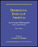 Cover of Detrimental Effects of Abortion: An Annotated Bibliography with Commentary edited by Thomas W. Strahan